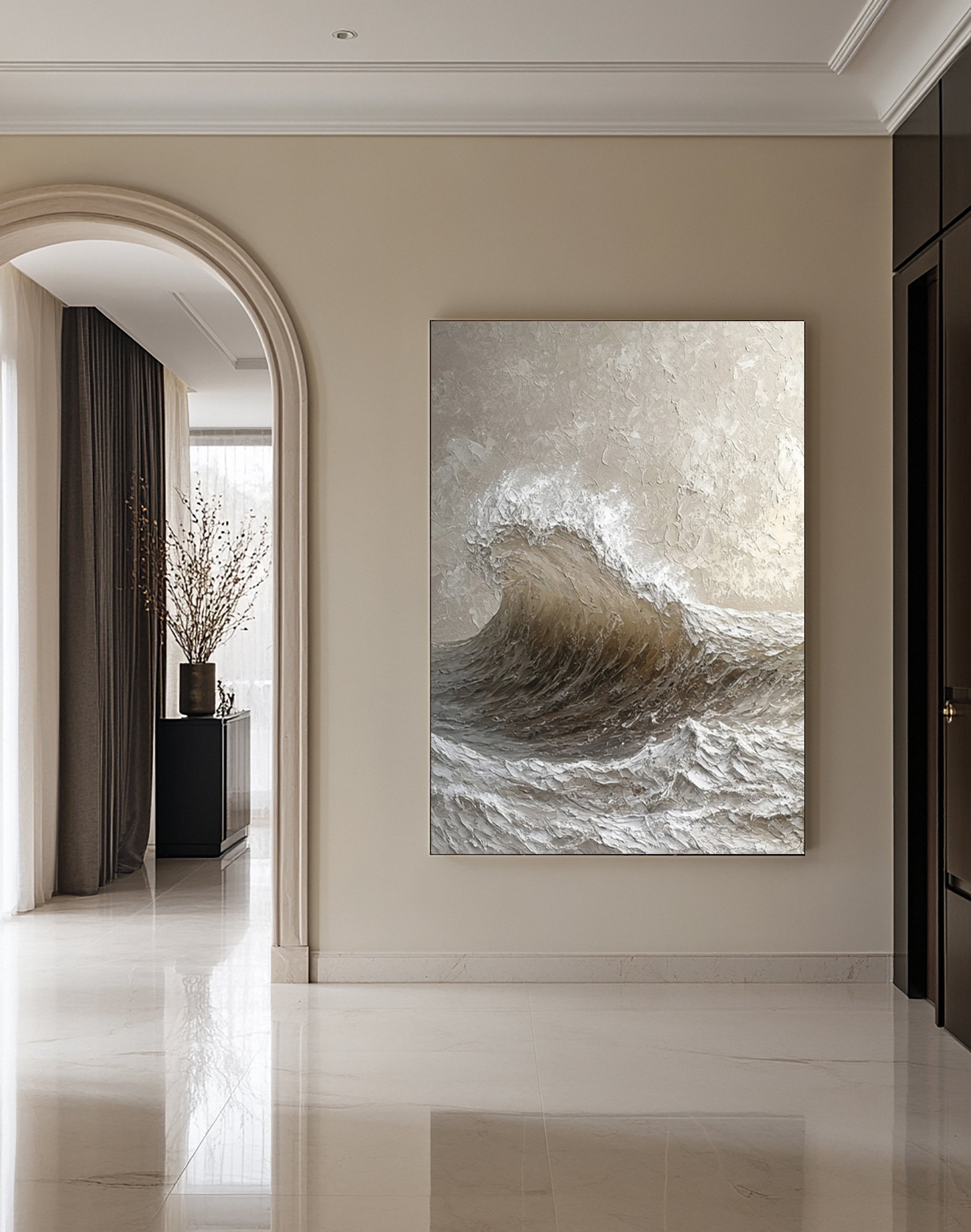 Plaster Art Texture Painting #RAB051