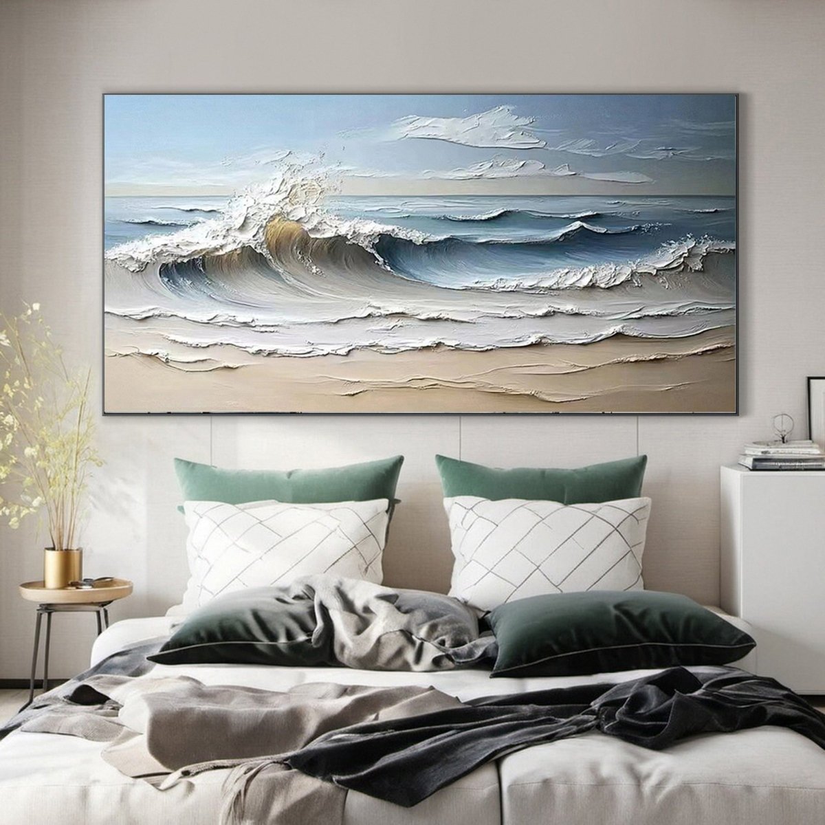 Plaster Art Texture Painting RAB069 - royalbrushart