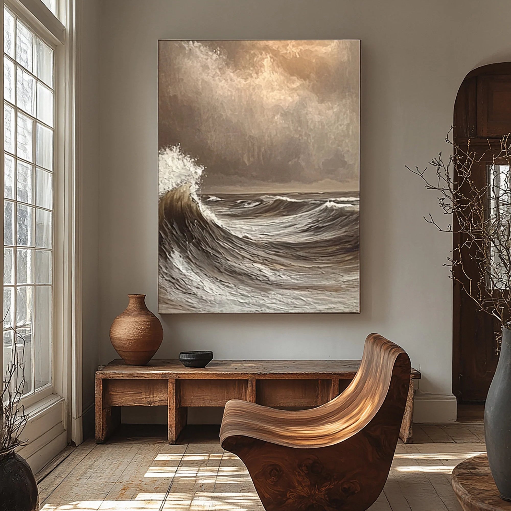 Plaster Art Texture Painting #RAB113