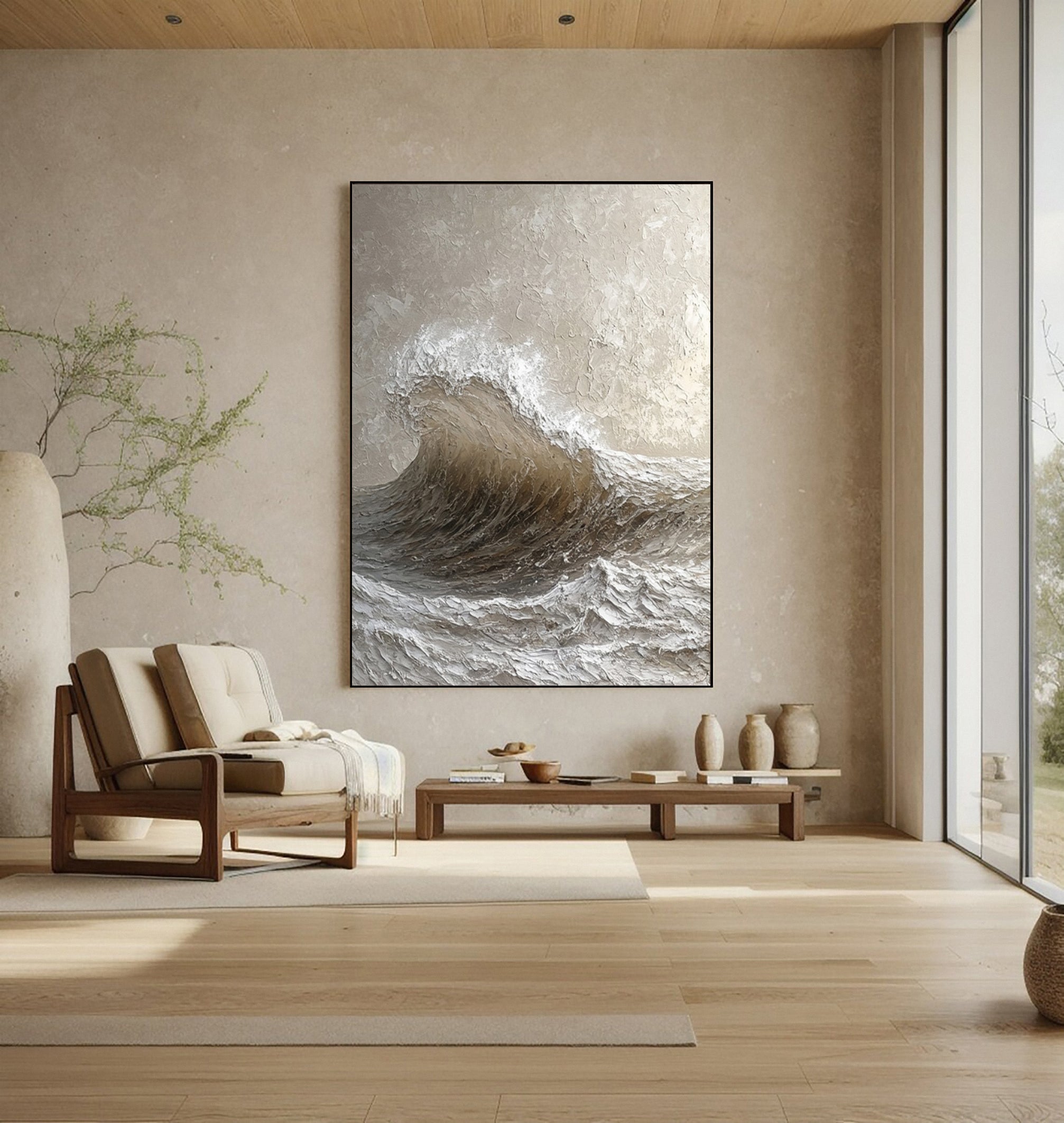 Plaster Art Texture Painting #RAB051