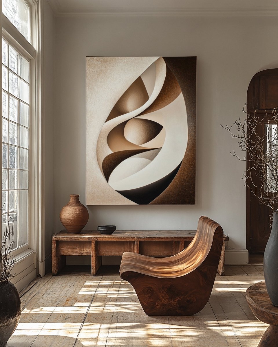 wabi sabi wall art RAB039 - royalbrushart