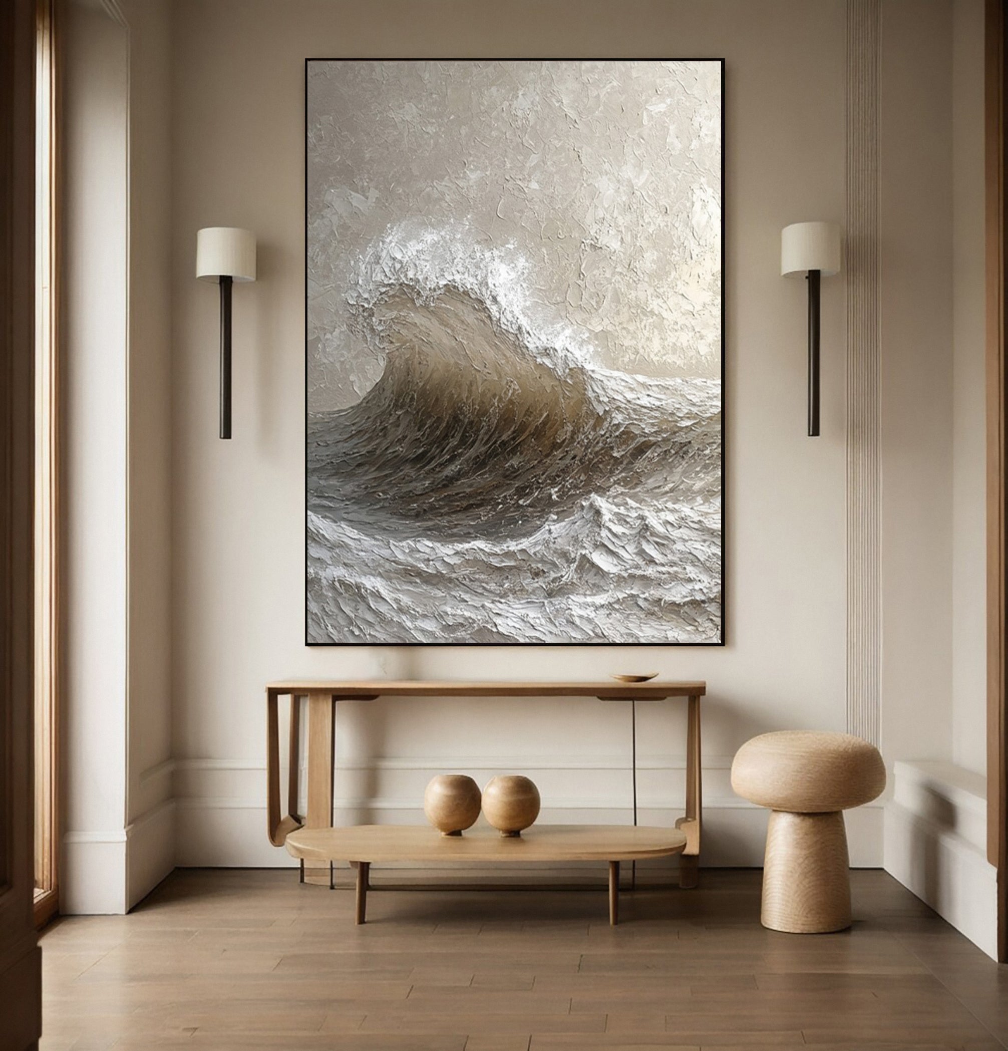 Plaster Art Texture Painting #RAB051