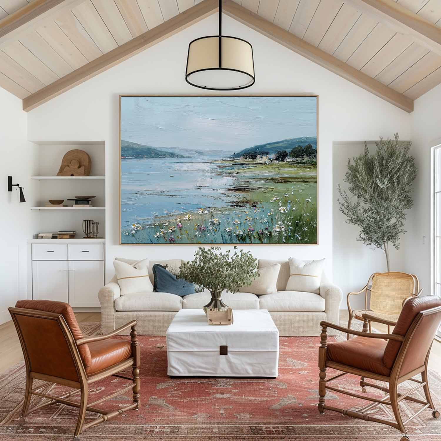 Modern Impressionist Landscape Painting RAB173 - royalbrushart