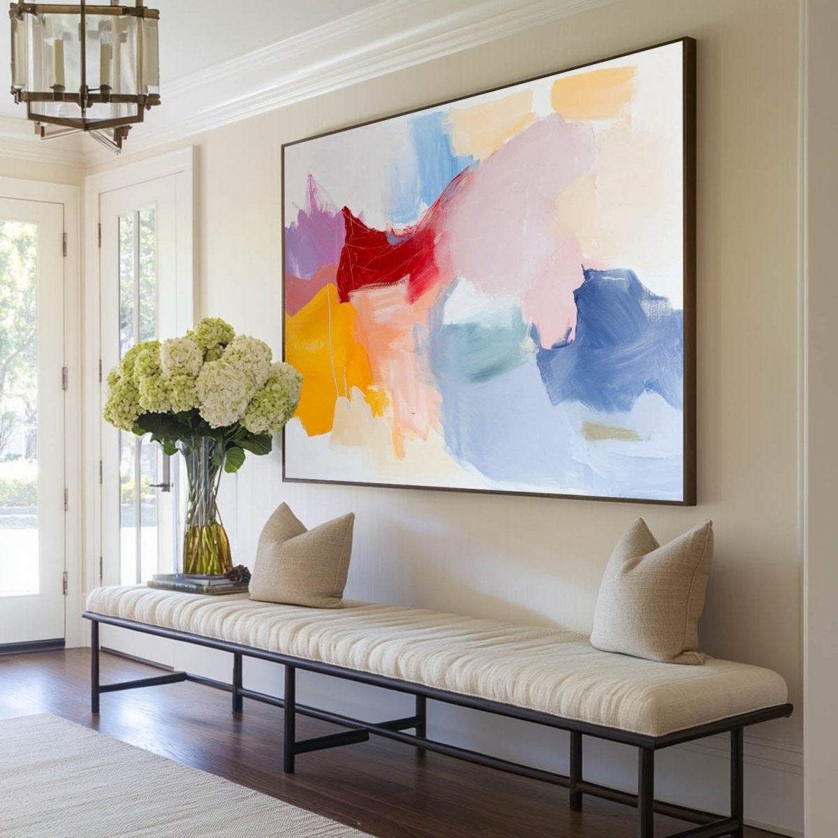 Colorful Abstract Brushstroke Art RAB191 - royalbrushart