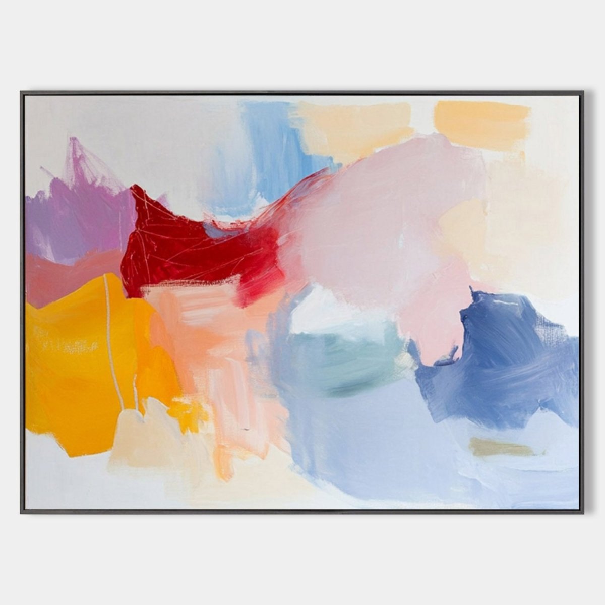 Colorful Abstract Brushstroke Art RAB191 - royalbrushart
