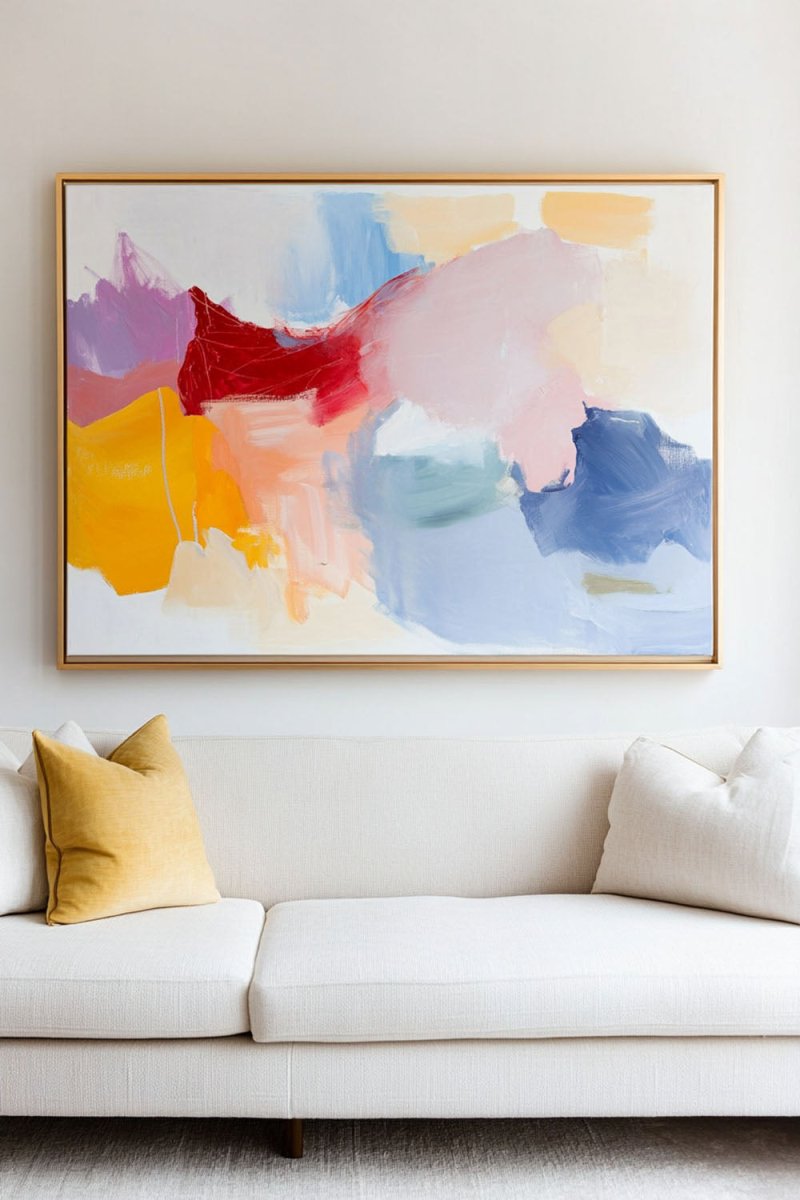 Colorful Abstract Brushstroke Art RAB191 - royalbrushart