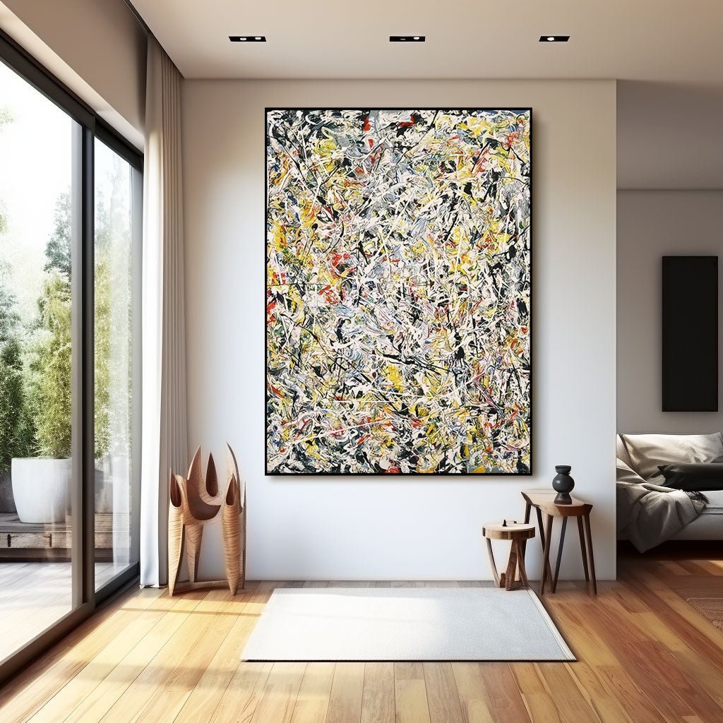 Jackson Pollock Art RAB865 - royalbrushart