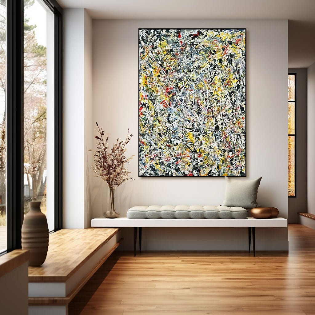 Jackson Pollock Art RAB865 - royalbrushart