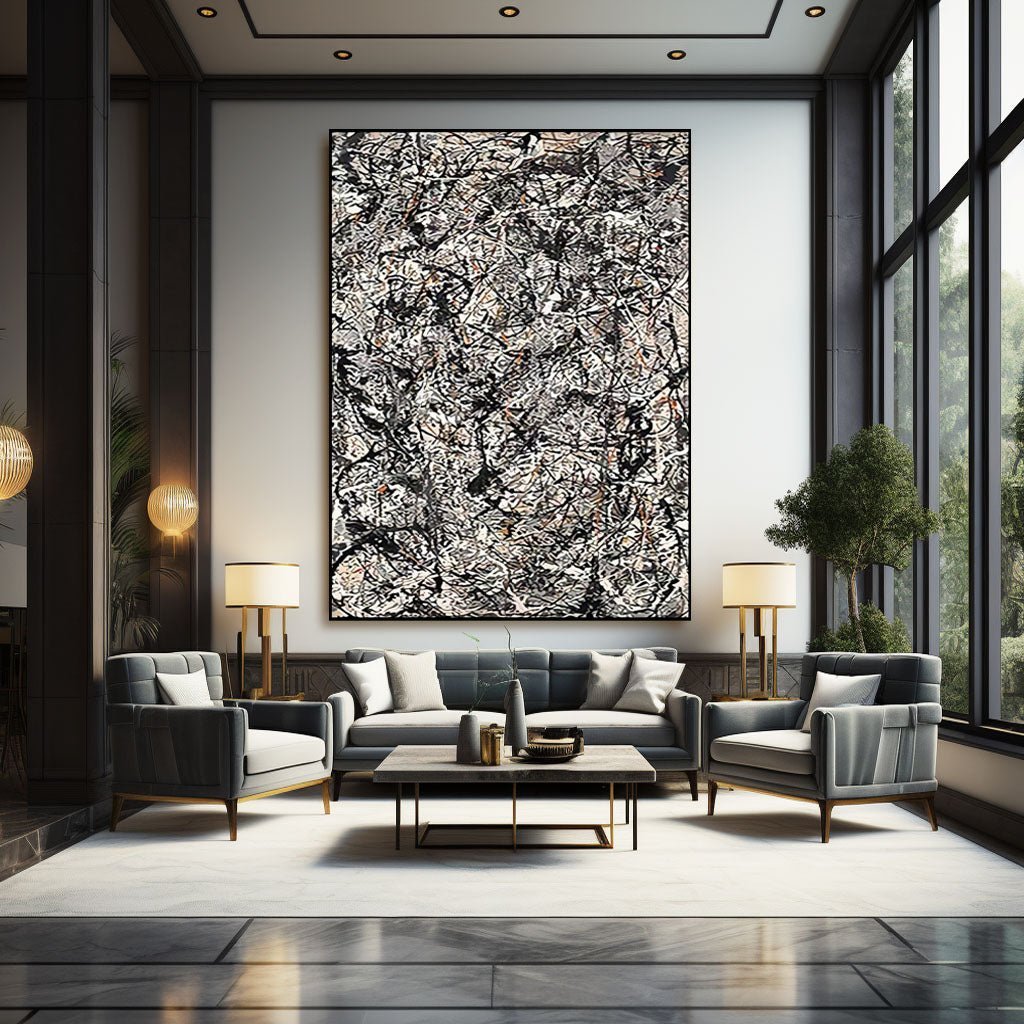 Jackson Pollock Art RAB860 - royalbrushart