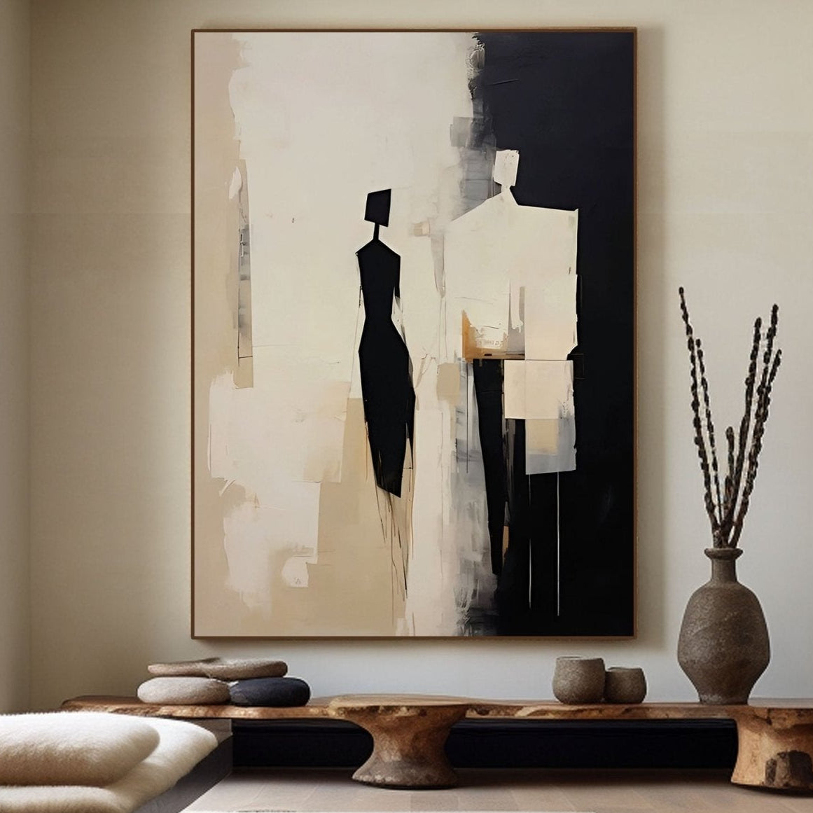 wabi sabi abstract wall art