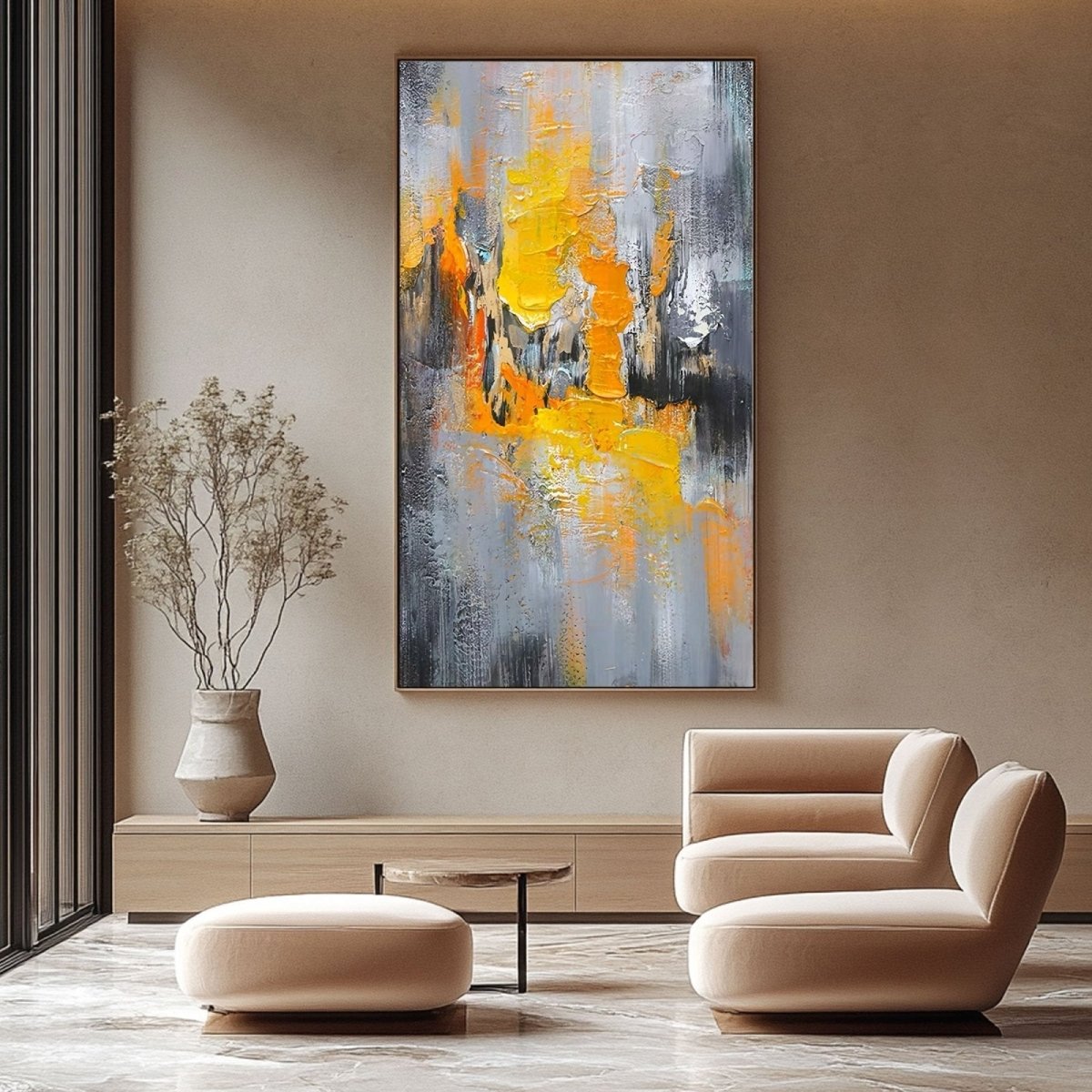 Plaster Art Texture Painting RAB263 - royalbrushart