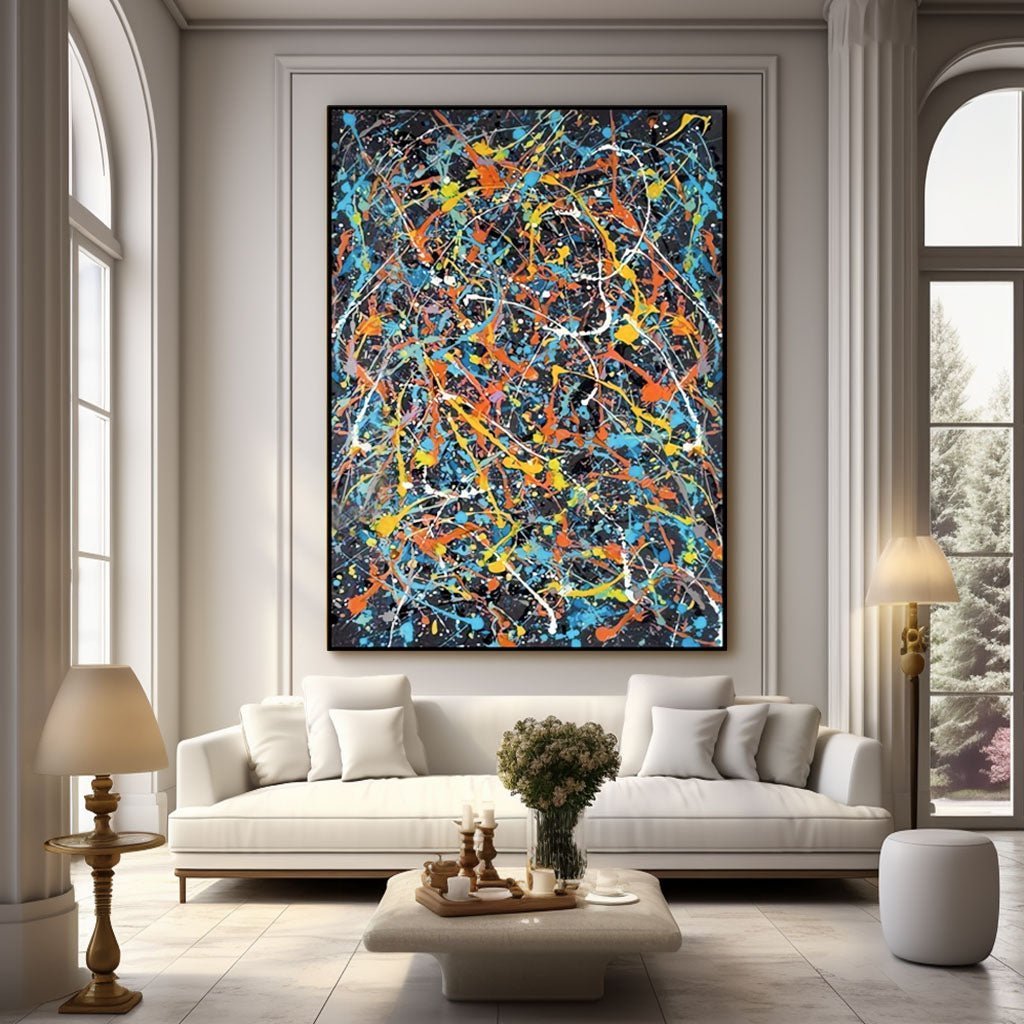 Jackson Pollock Art RAB858 - royalbrushart