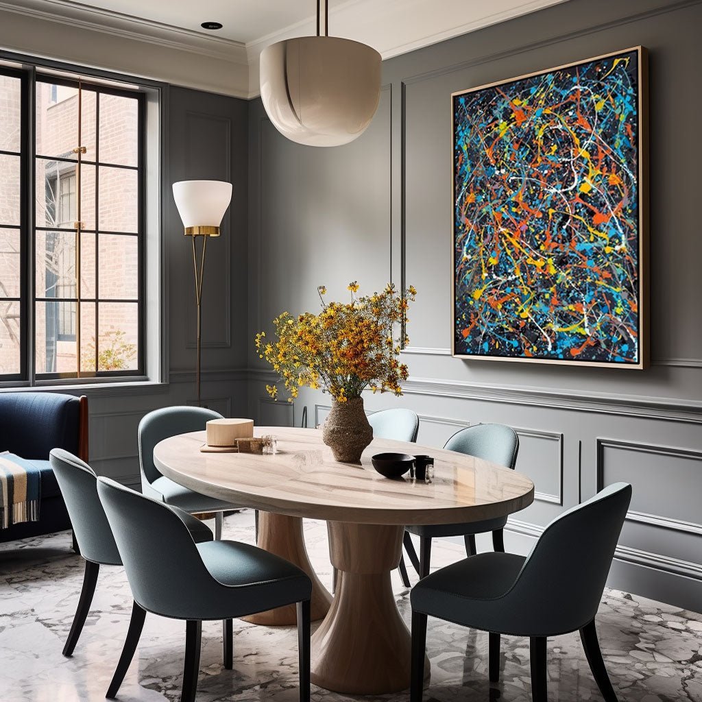 Jackson Pollock Art RAB858 - royalbrushart