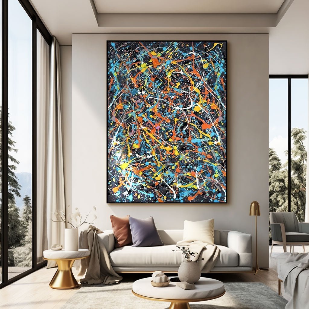 Jackson Pollock Art RAB858 - royalbrushart