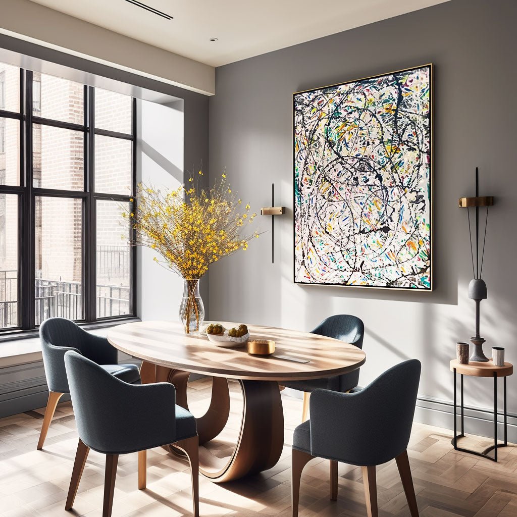 Jackson Pollock Art RAB863 - royalbrushart