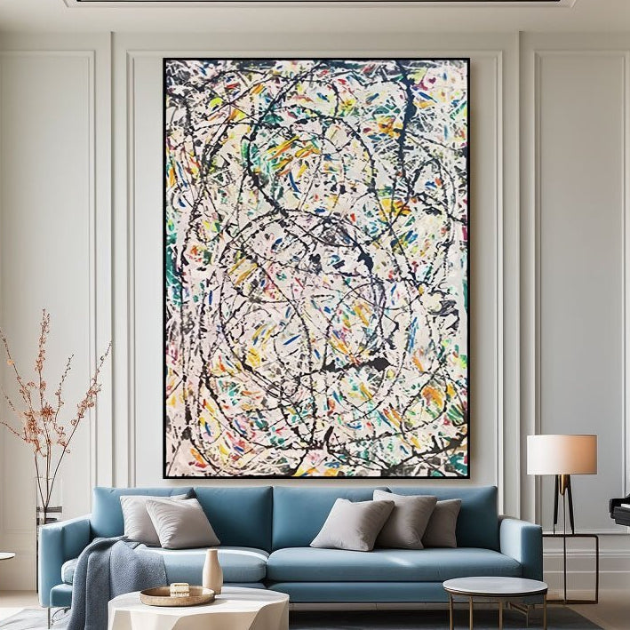 Jackson Pollock Art RAB863 - royalbrushart