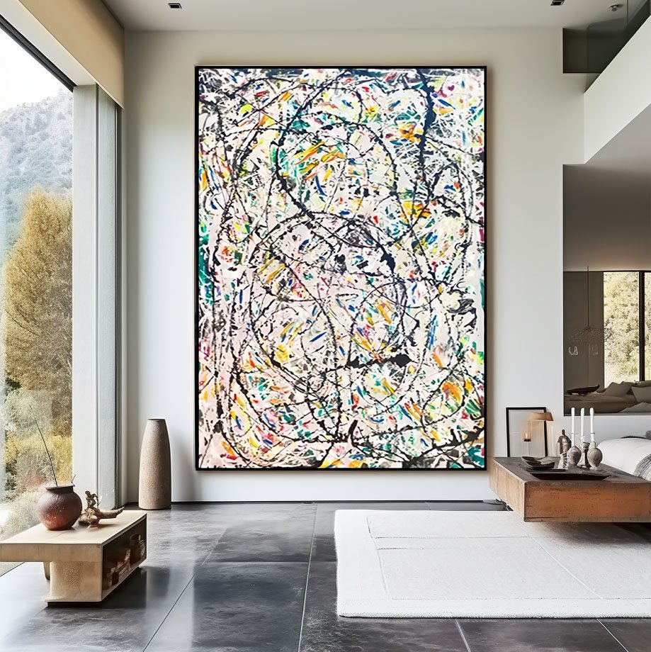 Jackson Pollock Art RAB863 - royalbrushart