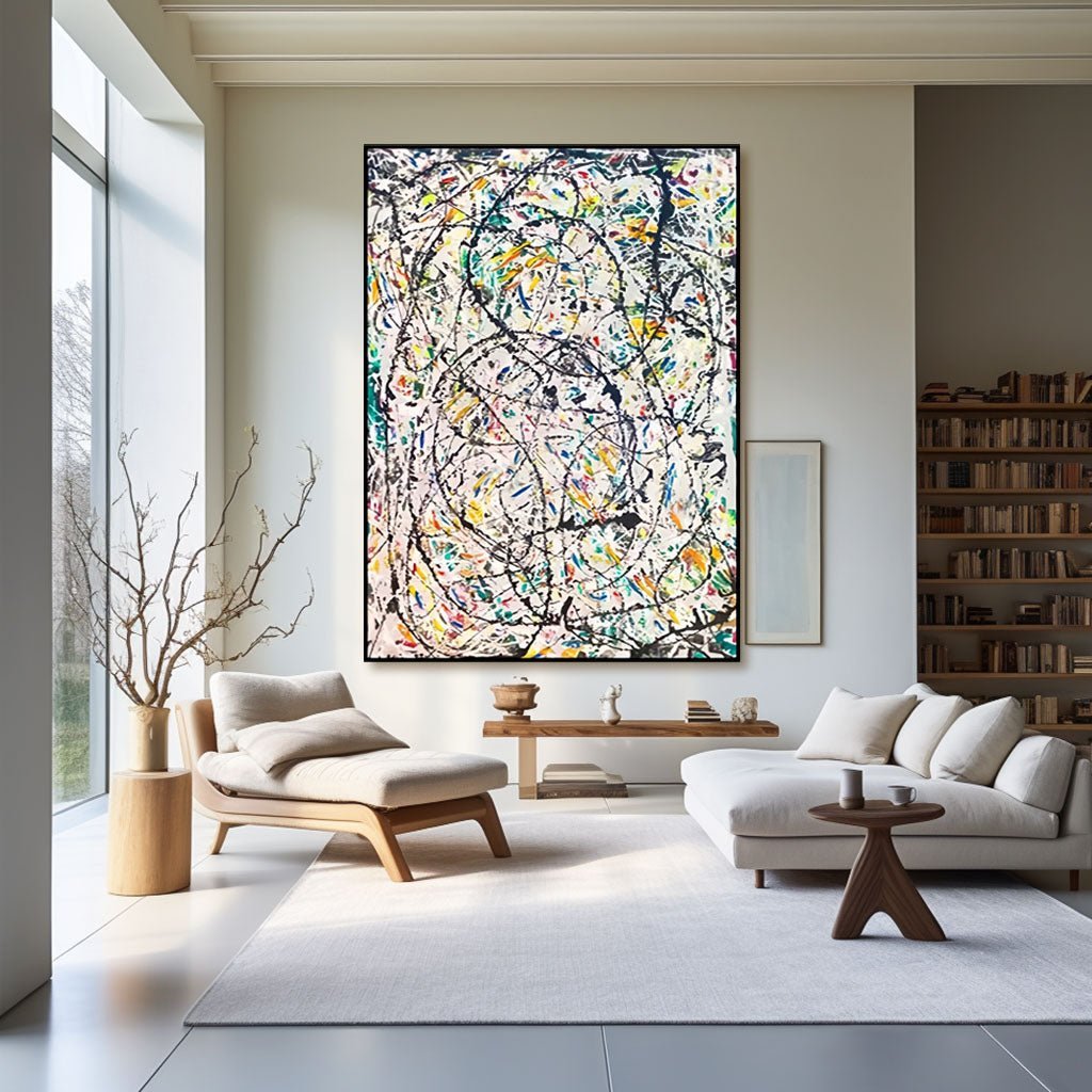 Jackson Pollock Art RAB863 - royalbrushart