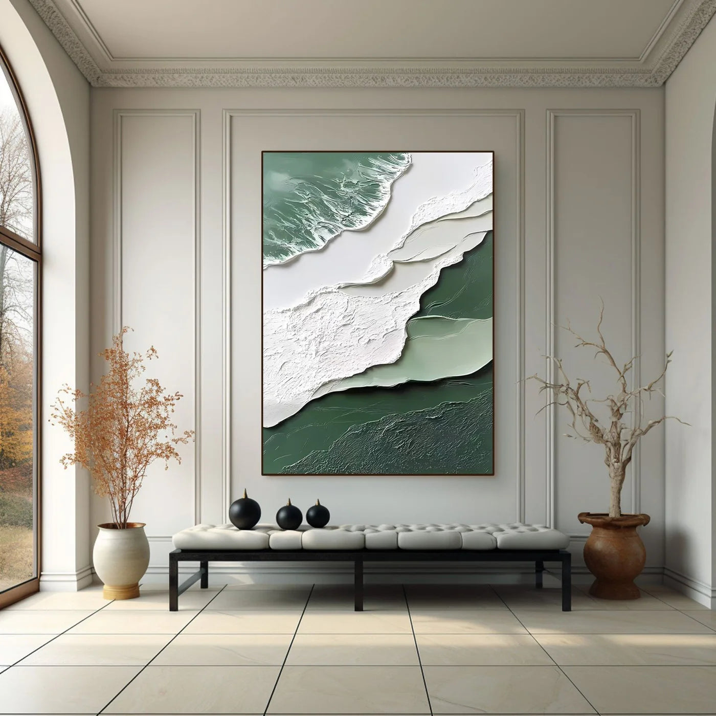 Plaster Art Texture Painting #RAB307