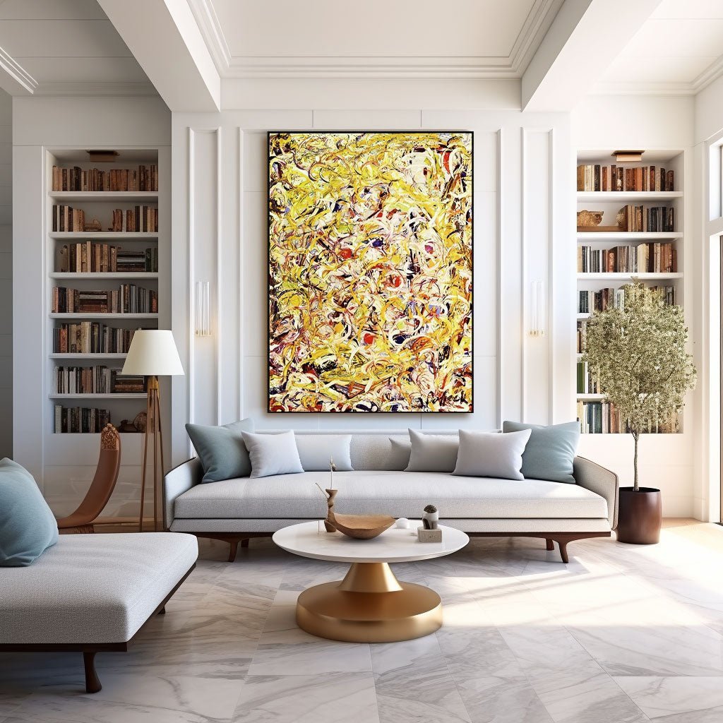 Jackson Pollock Art RAB859 - royalbrushart