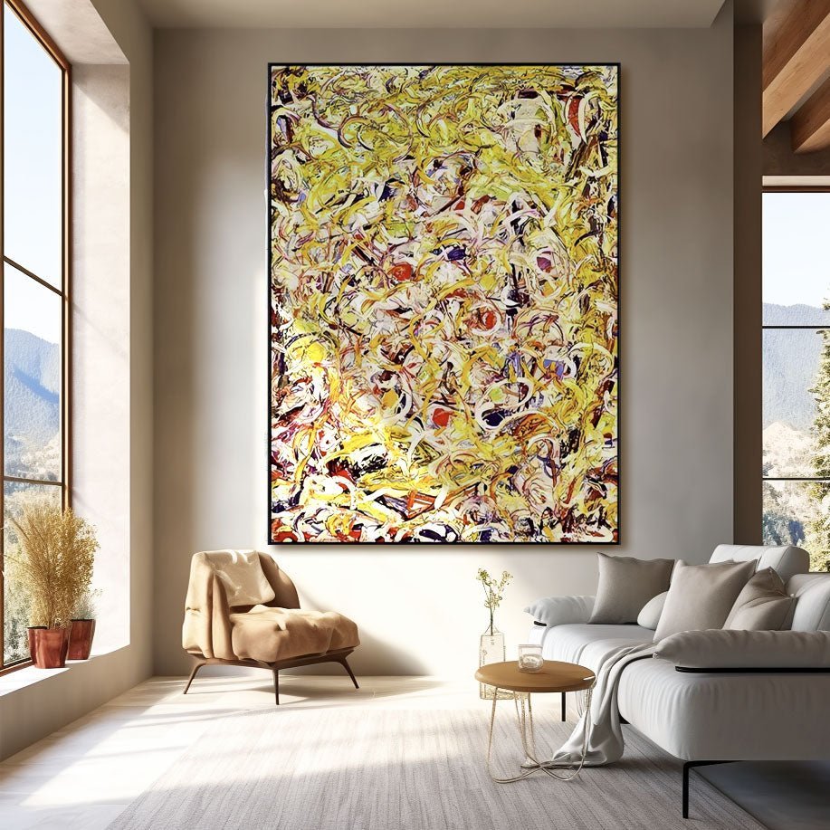 Jackson Pollock Art RAB859 - royalbrushart