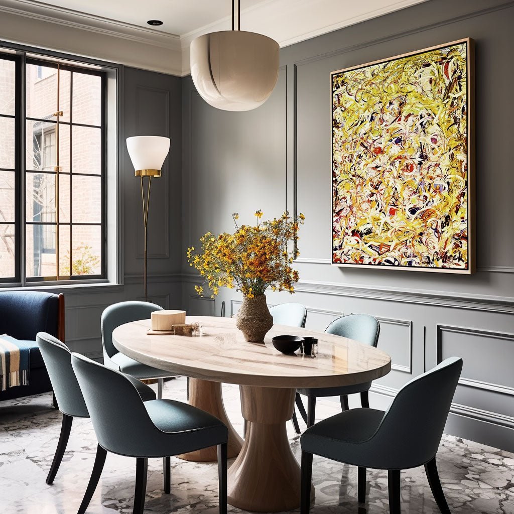 Jackson Pollock Art RAB859 - royalbrushart