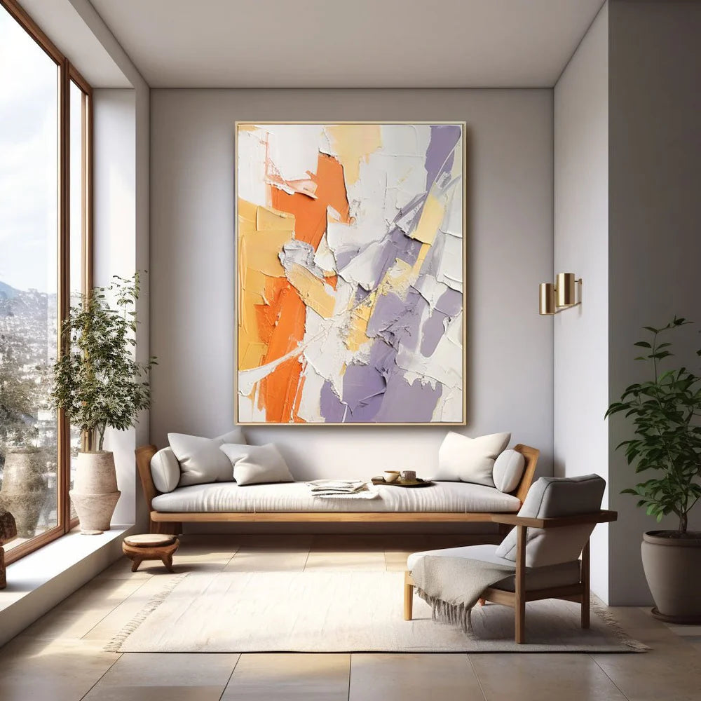 Plaster Art Texture Painting #RAB854