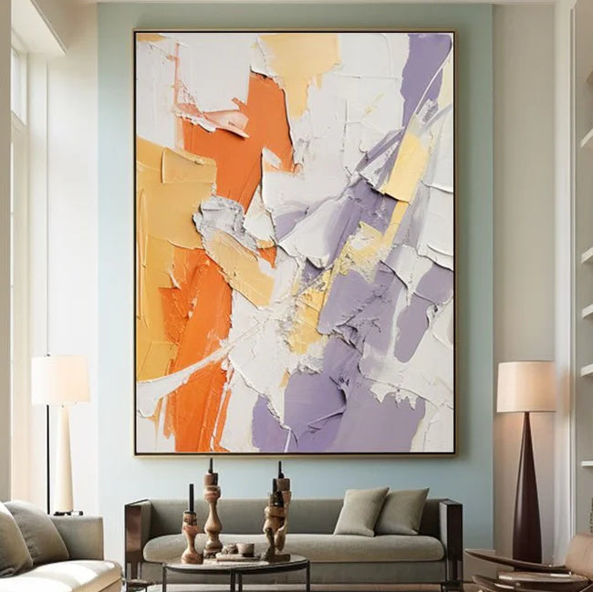 Plaster Art Texture Painting #RAB854