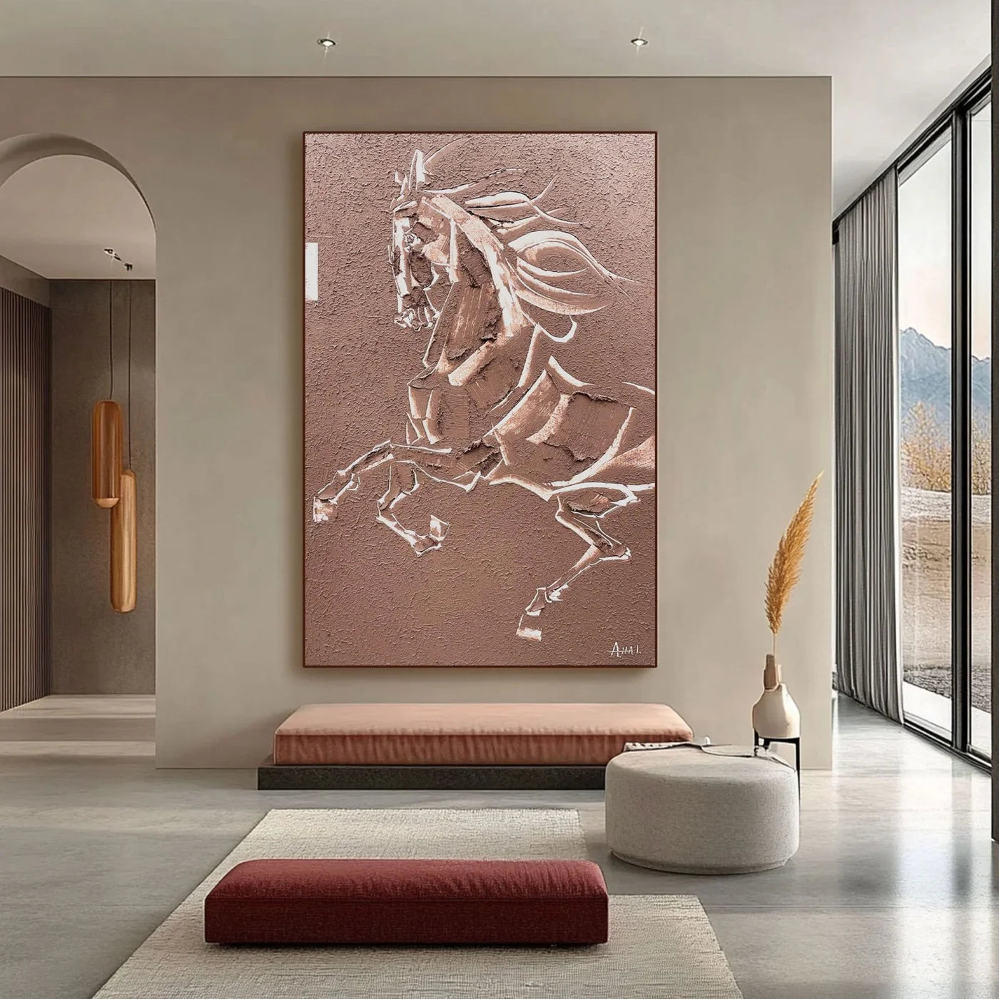 Contemporary Horse Art #LBV441