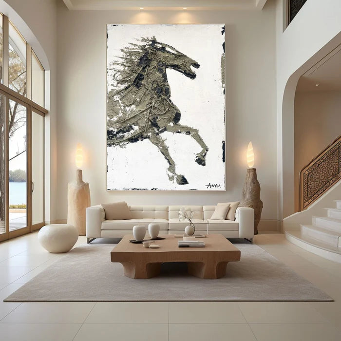 Contemporary Horse Art #LRAB476