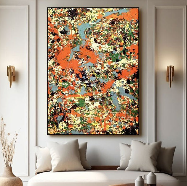 Jackson Pollock Art RAB862 - royalbrushart