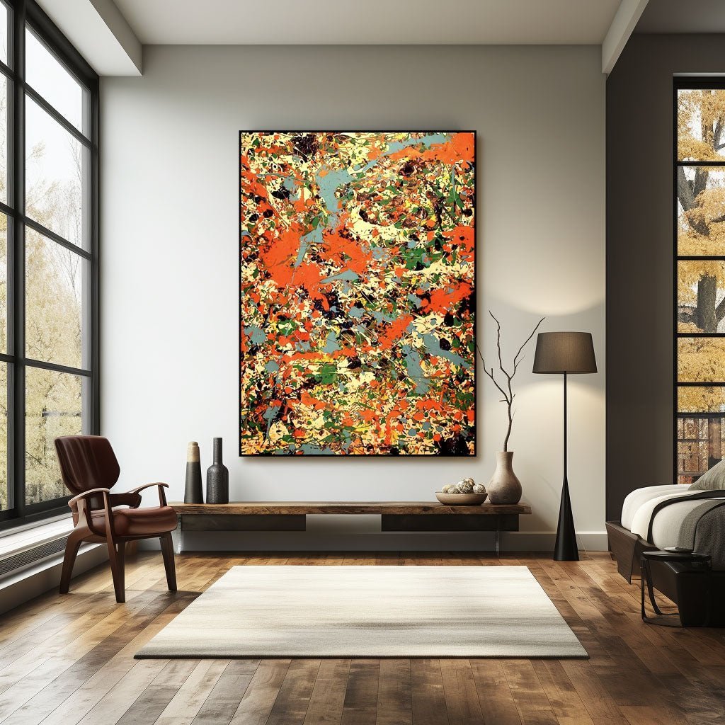 Jackson Pollock Art RAB862 - royalbrushart