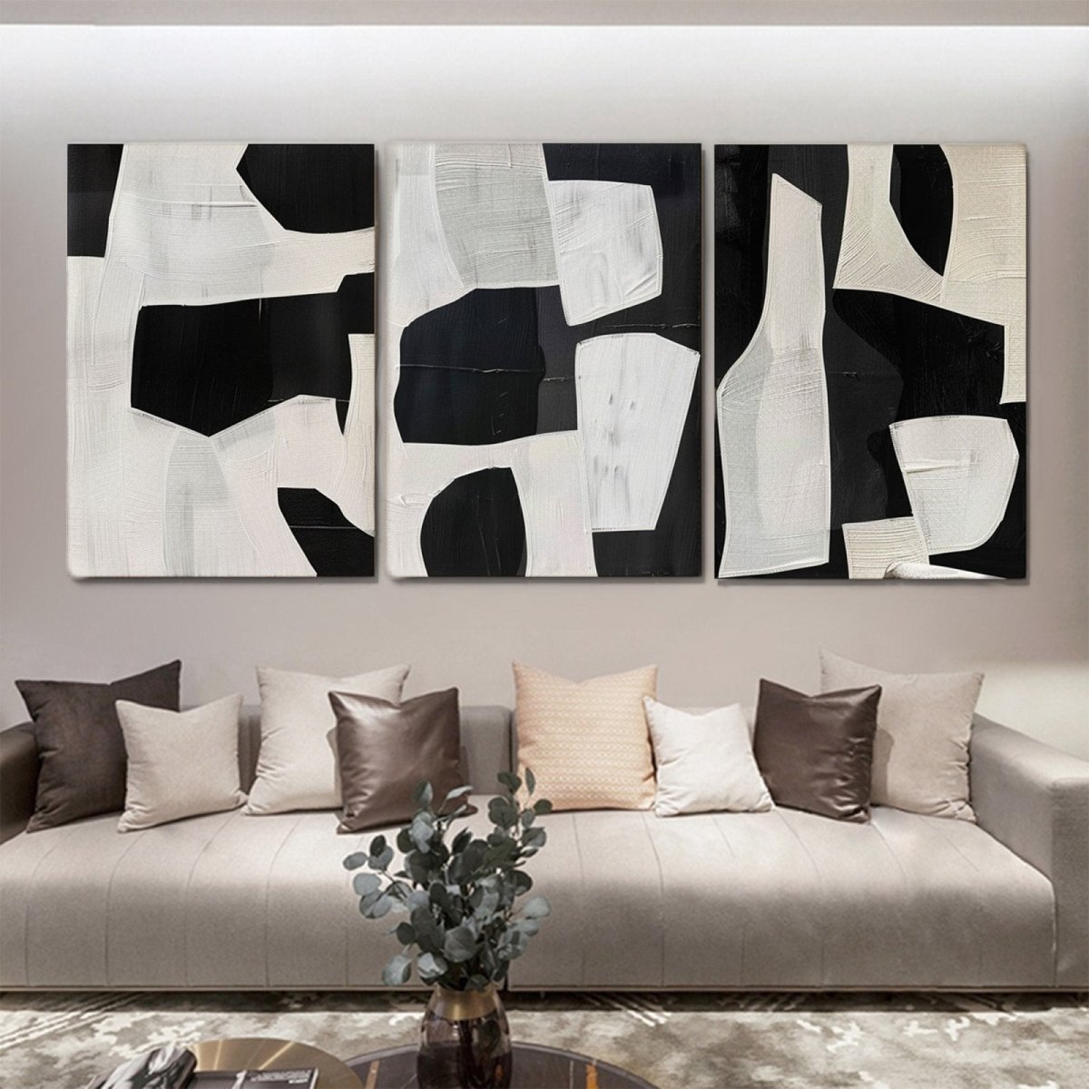 Abstract Painting Set Of 3 RAB244 - royalbrushart