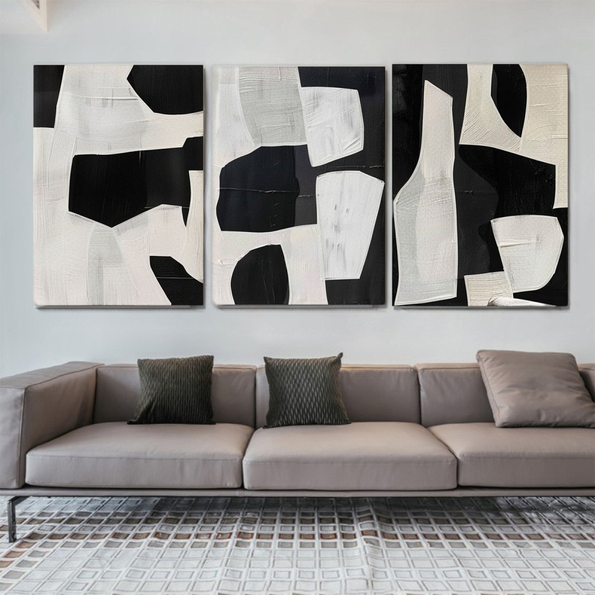Abstract Painting Set Of 3 RAB244 - royalbrushart
