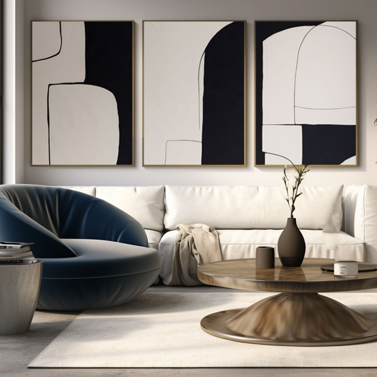 Abstract Painting Set Of 3 RAB243 - royalbrushart