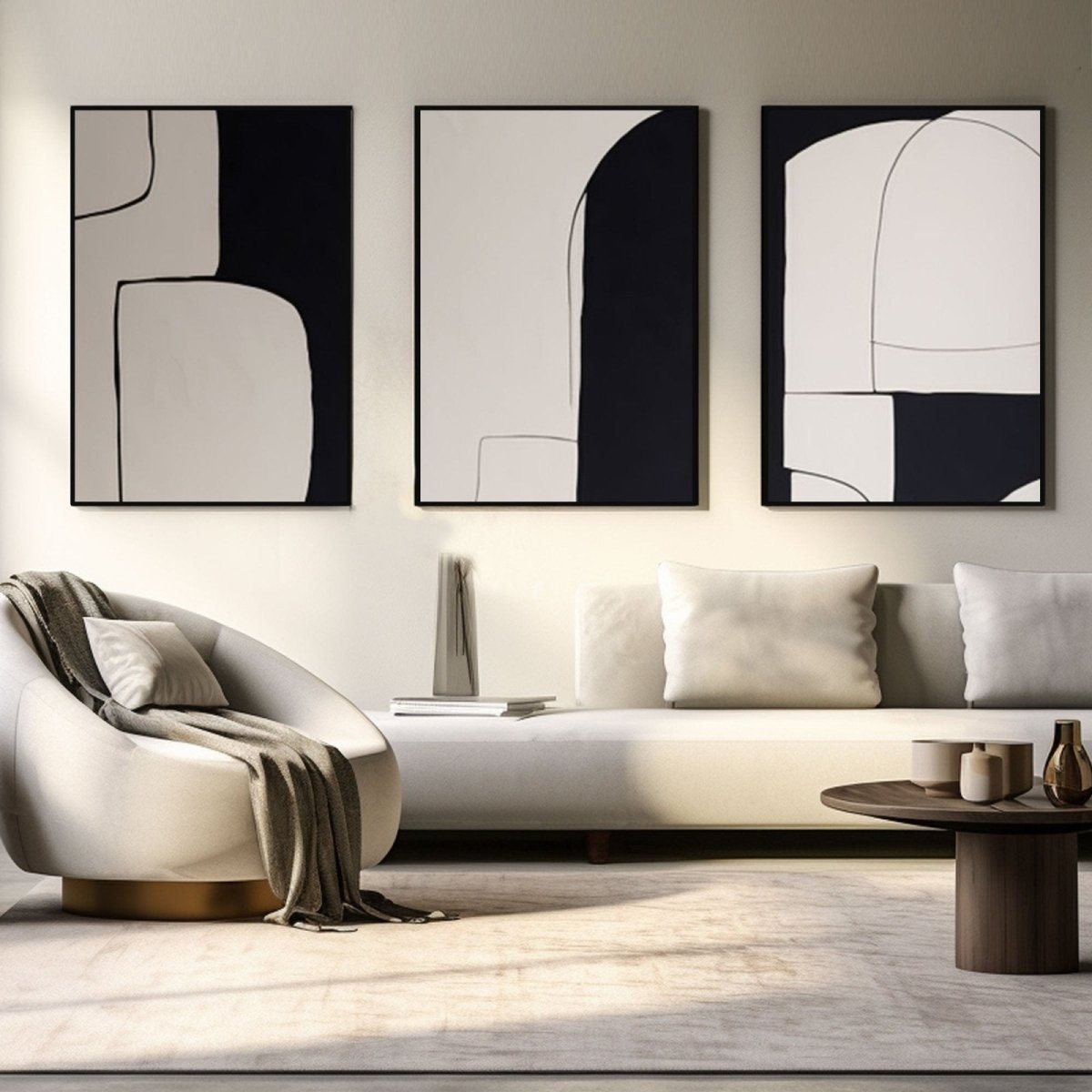Abstract Painting Set Of 3 RAB243 - royalbrushart