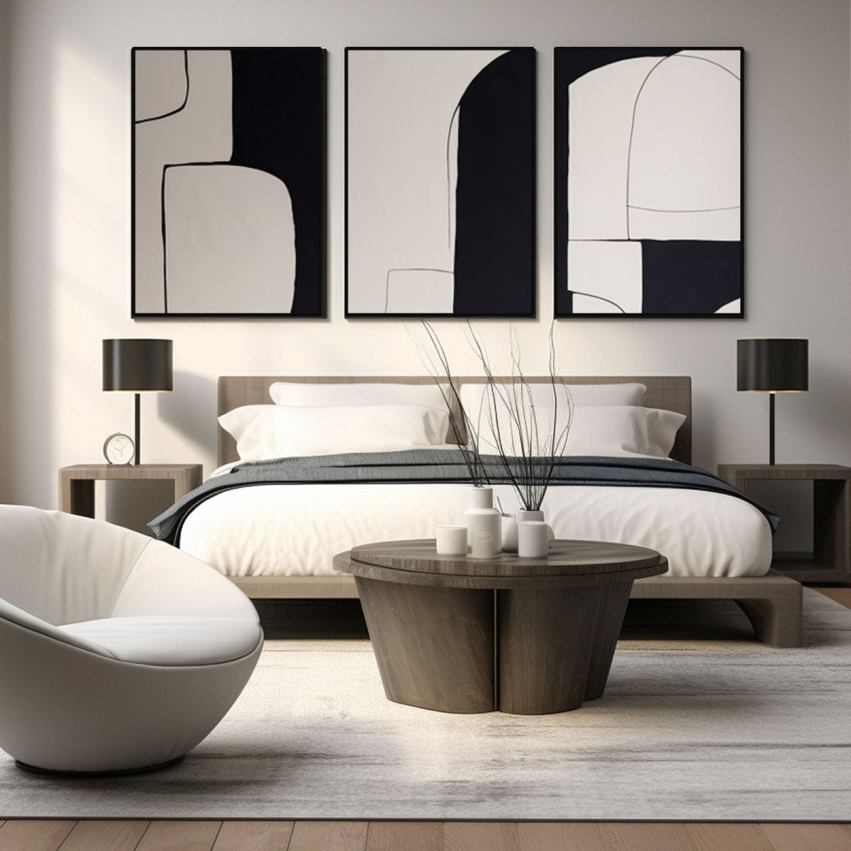 Abstract Painting Set Of 3 RAB243 - royalbrushart