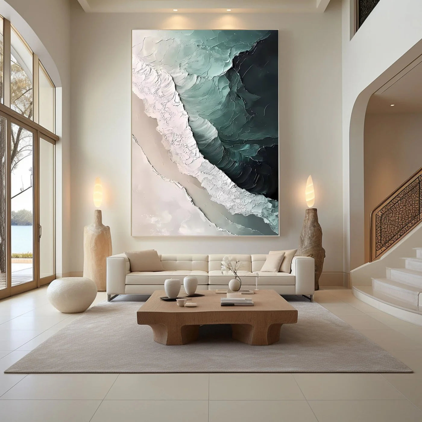 Plaster Art Texture Painting #RAB365