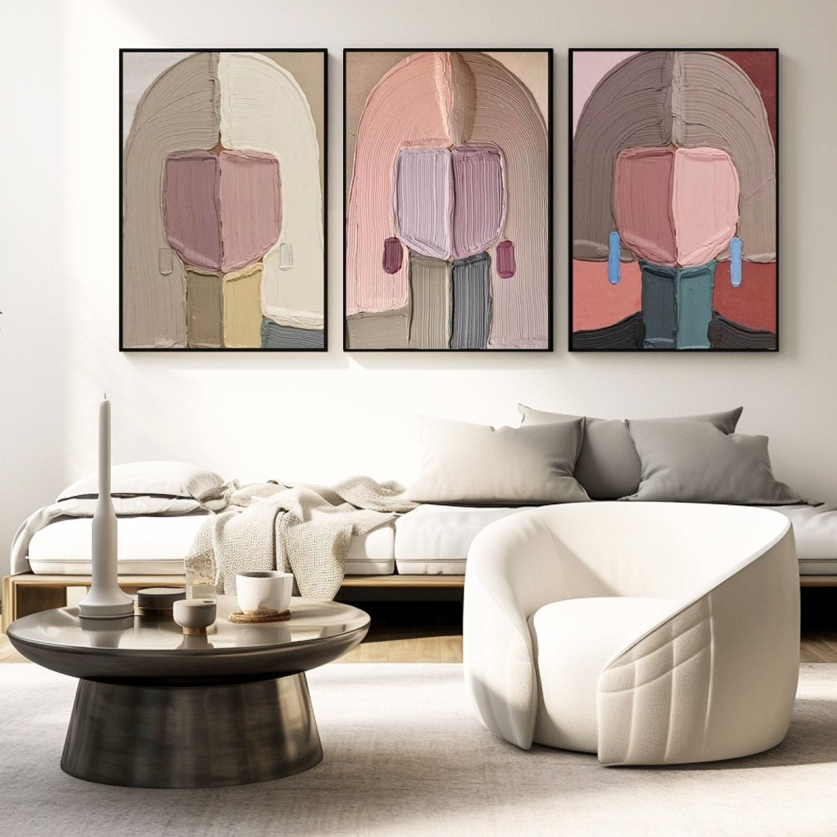 colorful Painting SET OF 3 RAB976 - royalbrushart