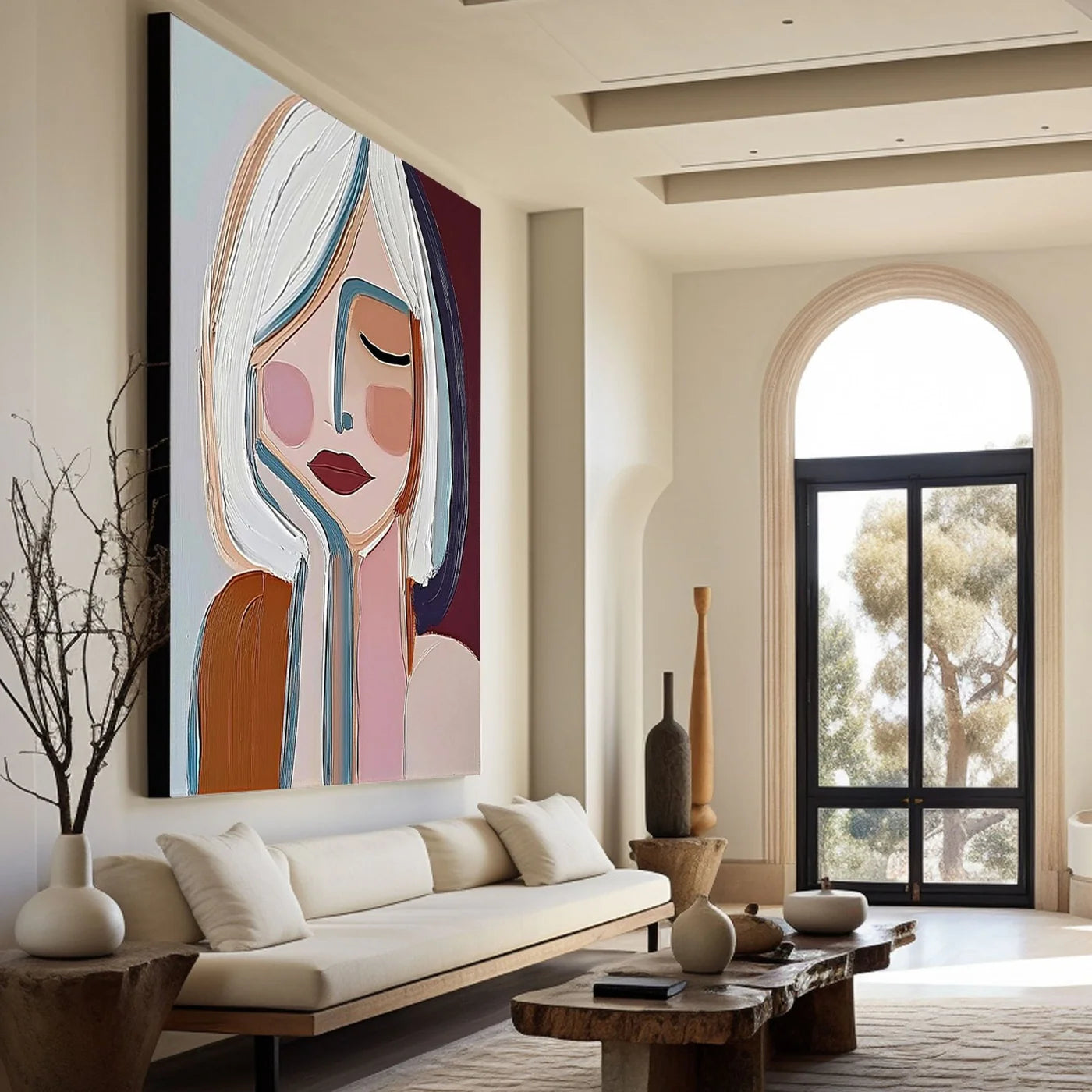 Plaster Art Texture Painting #BV258