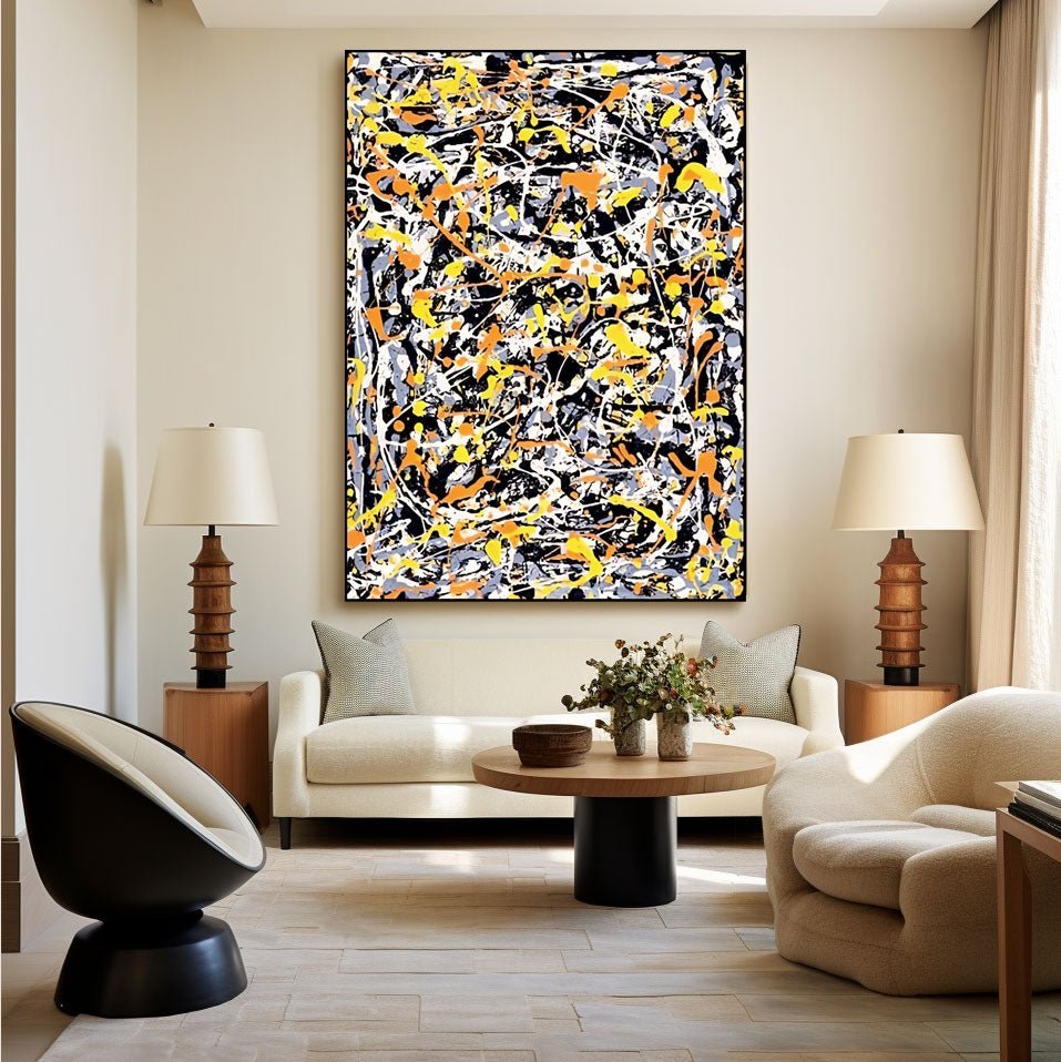 Jackson Pollock Art RAB864 - royalbrushart