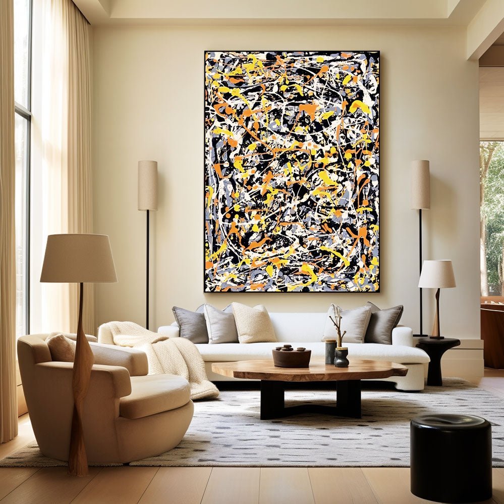 Jackson Pollock Art RAB864 - royalbrushart