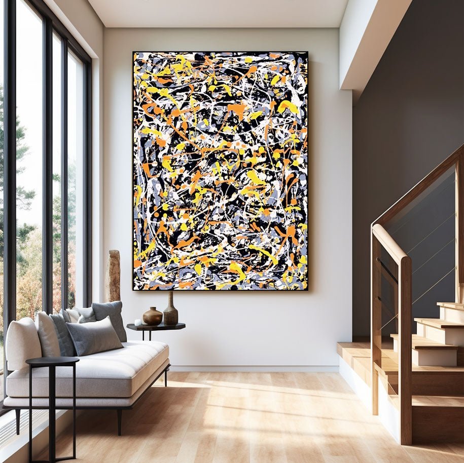 Jackson Pollock Art RAB864 - royalbrushart