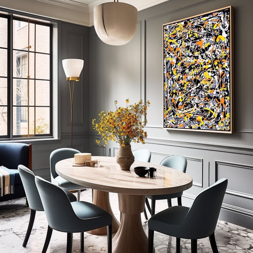Jackson Pollock Art RAB864 - royalbrushart