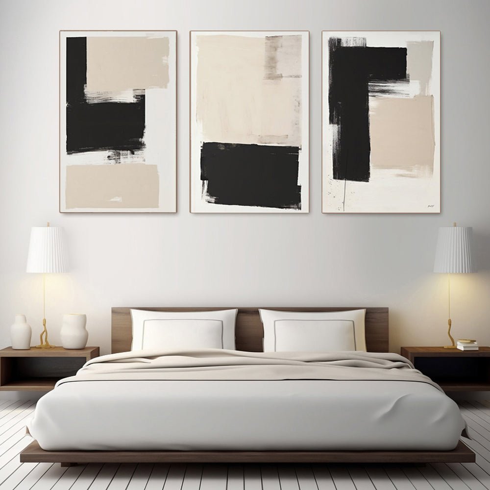 Abstract Painting SET OF 3 RAB967 - royalbrushart
