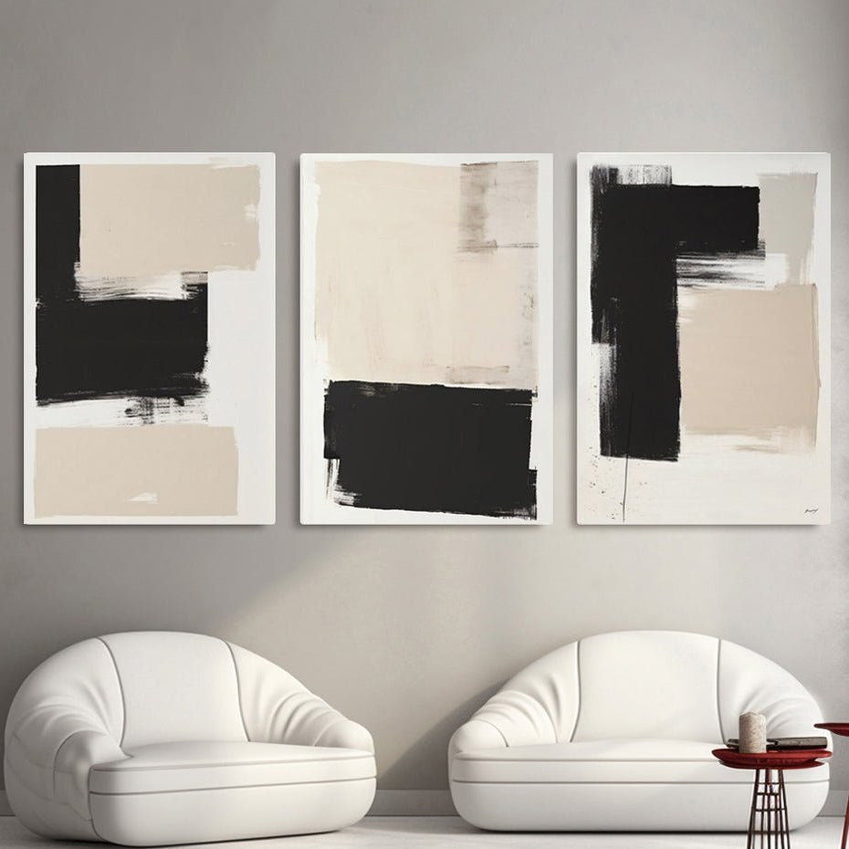 Abstract Painting SET OF 3 RAB967 - royalbrushart
