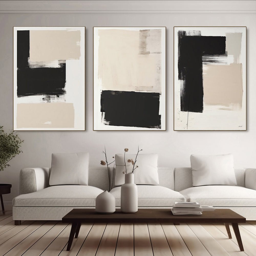 Abstract Painting SET OF 3 RAB967 - royalbrushart