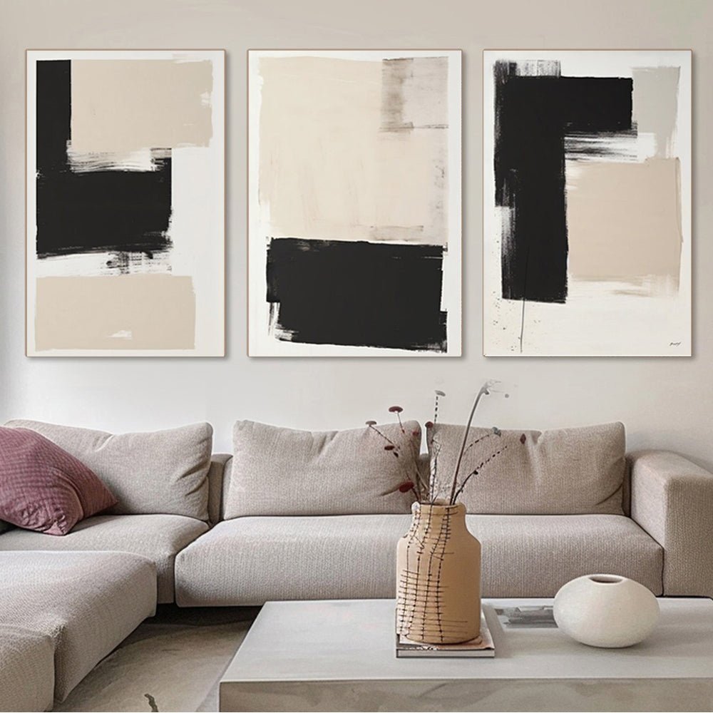 Abstract Painting SET OF 3 RAB967 - royalbrushart