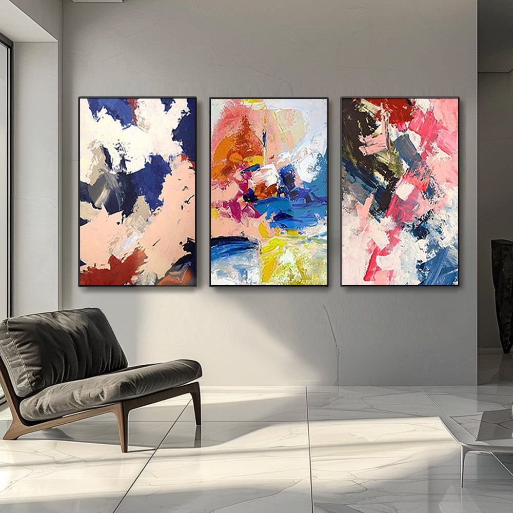 Colorful Painting Set Of 3 RAB234 - royalbrushart
