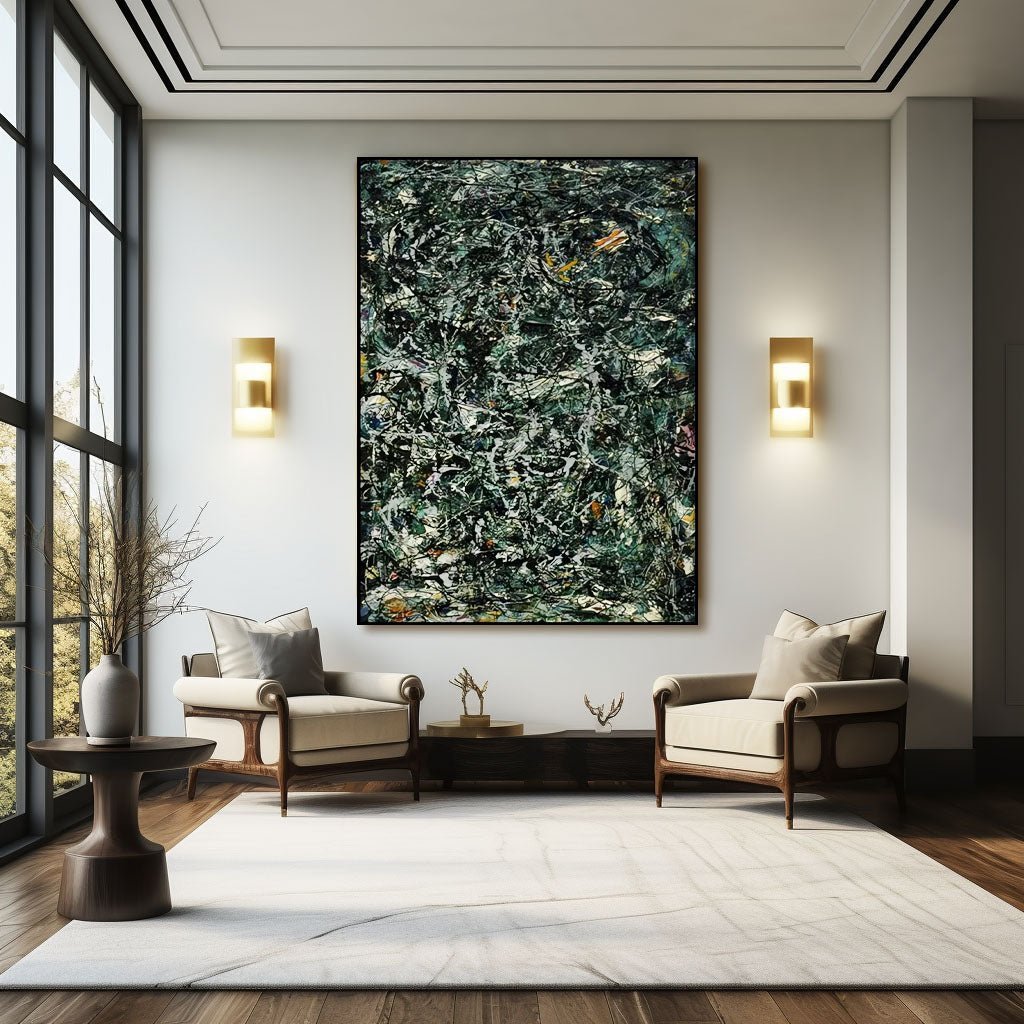 Jackson Pollock Art RAB861 - royalbrushart